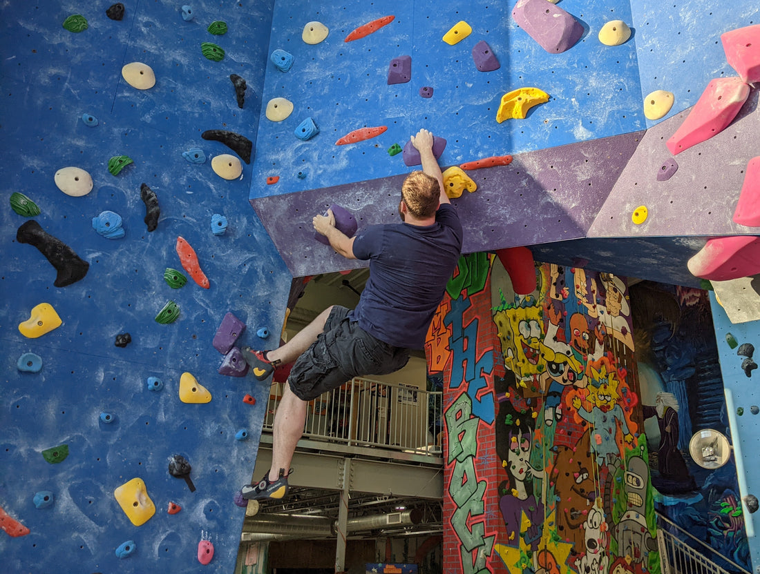 What is Bouldering in a Rock Climbing Gym?