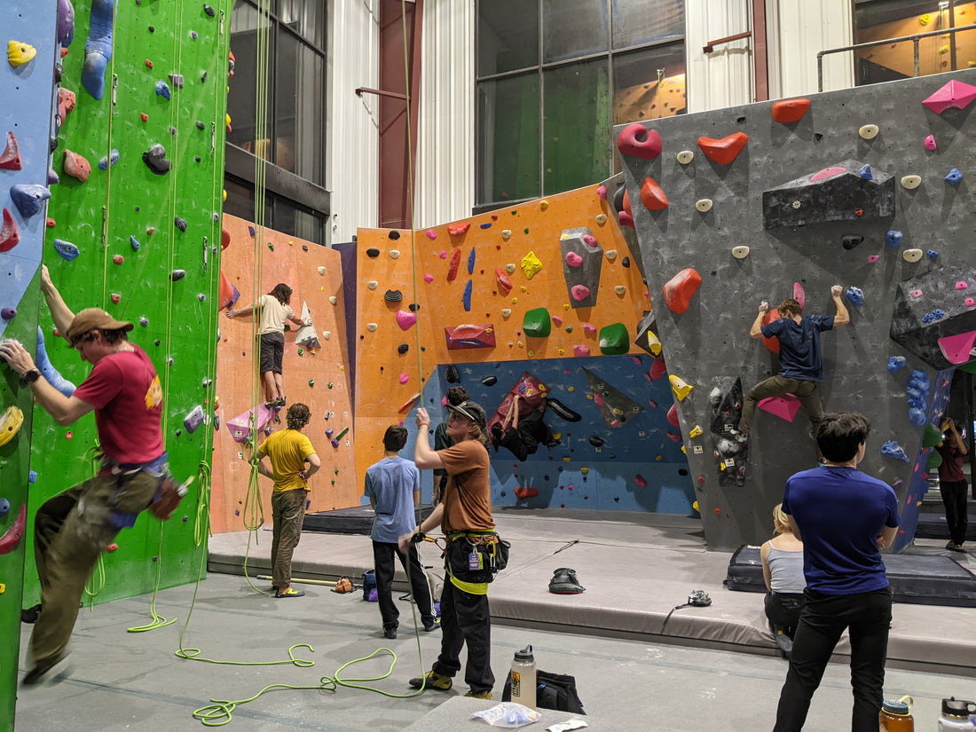 First Visit To An Indoor Rock Climbing Gym